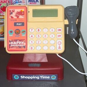 Kids toy cash register set